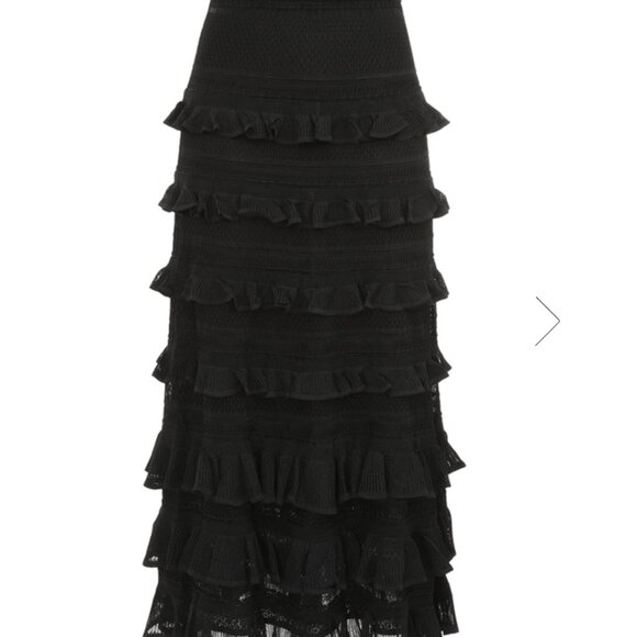 Zimmermann Dresses & Skirts - Zimmermann Frilled Skirt Black